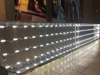 Flachtransparent Werbeanlage LED